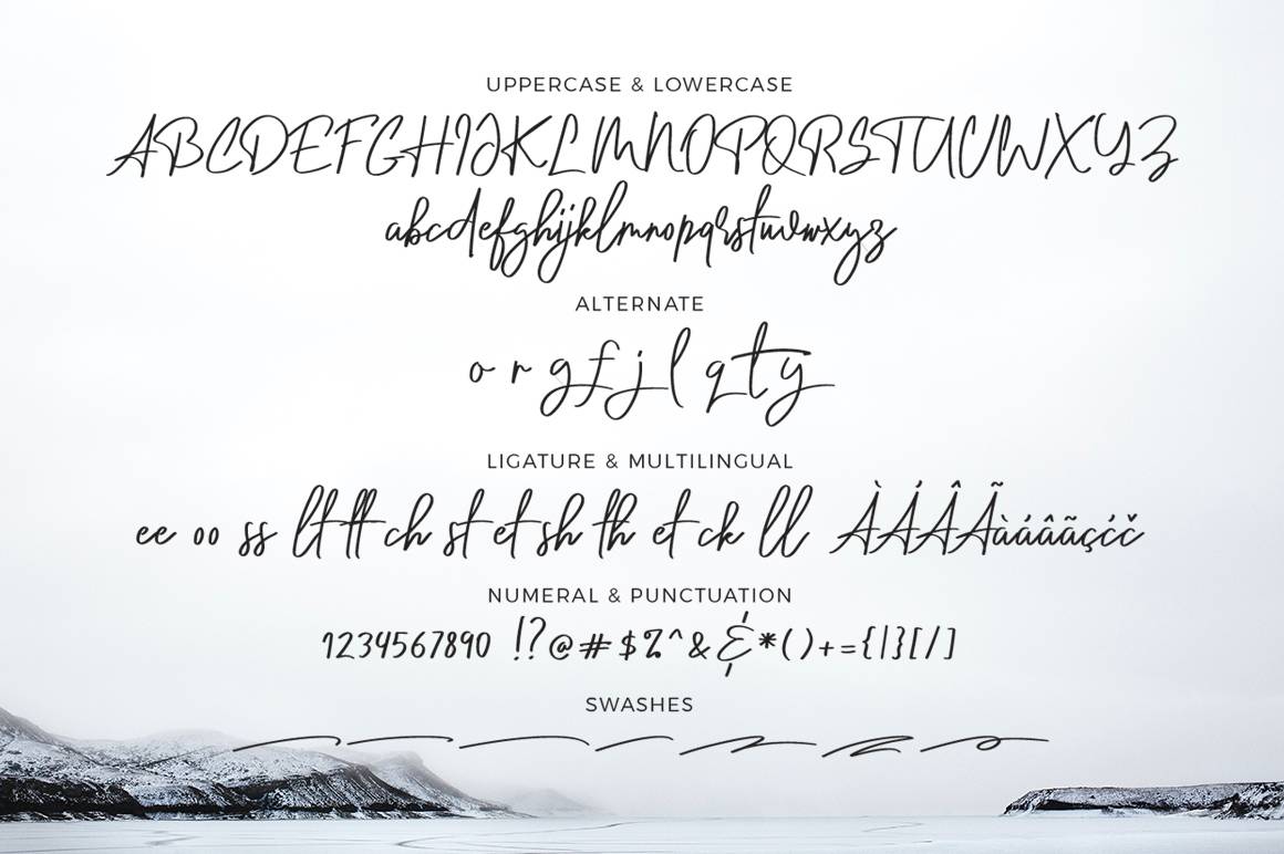 Curly Millie Font sample