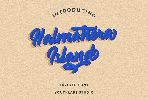 Halmahera Island Font Demo sample