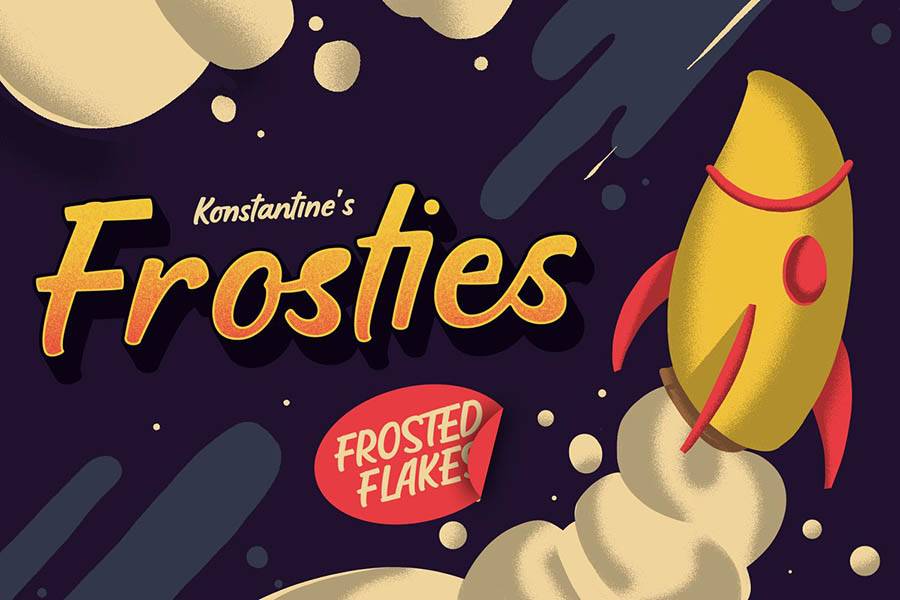 Hoffers Playful Display Font sample