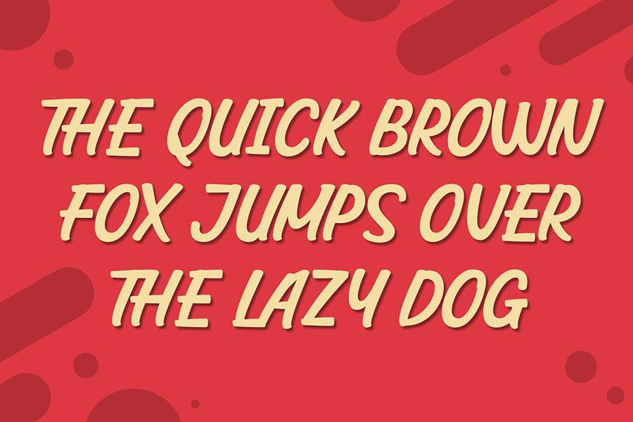 Hoffers Playful Display Font sample
