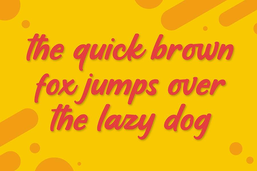 Hoffers Playful Display Font sample