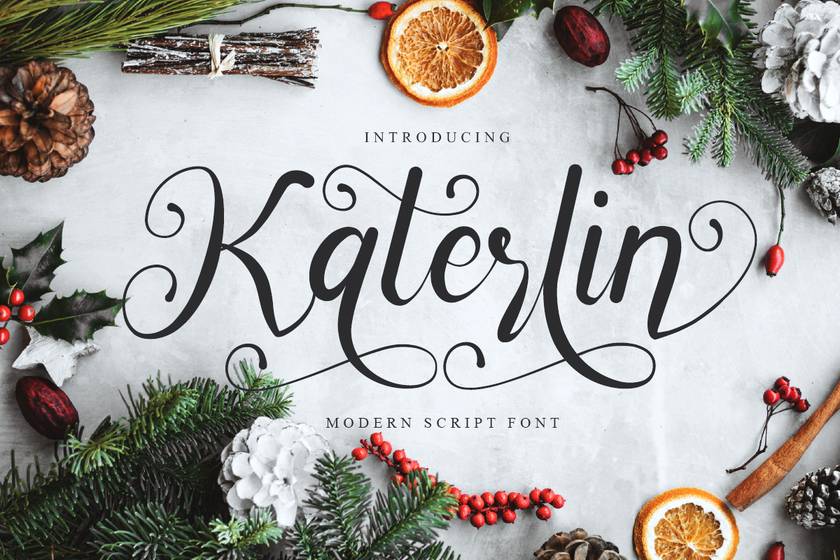Katerlin Font sample