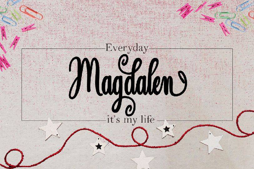 Magdalen Font sample