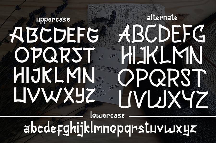Respecty Display Font Demo sample