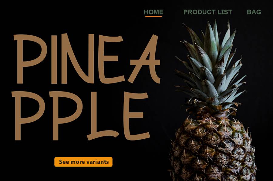 Respecty Display Font Demo sample