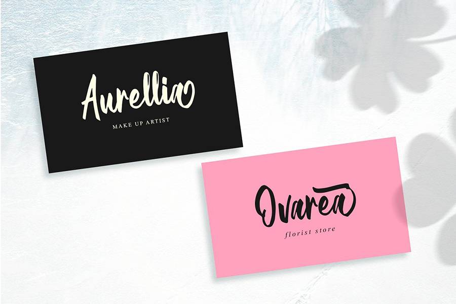 Strongwild Handwritten Brush Font sample