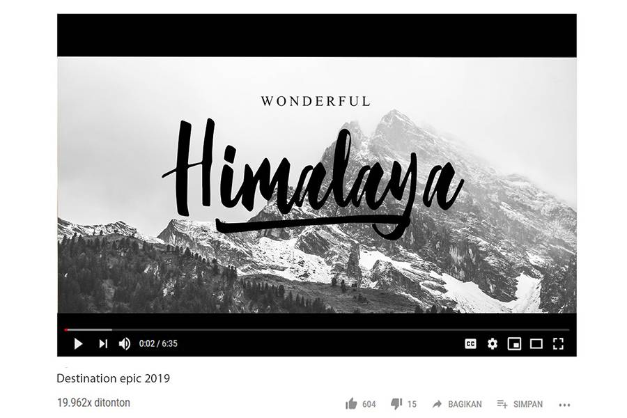 Strongwild Handwritten Brush Font sample