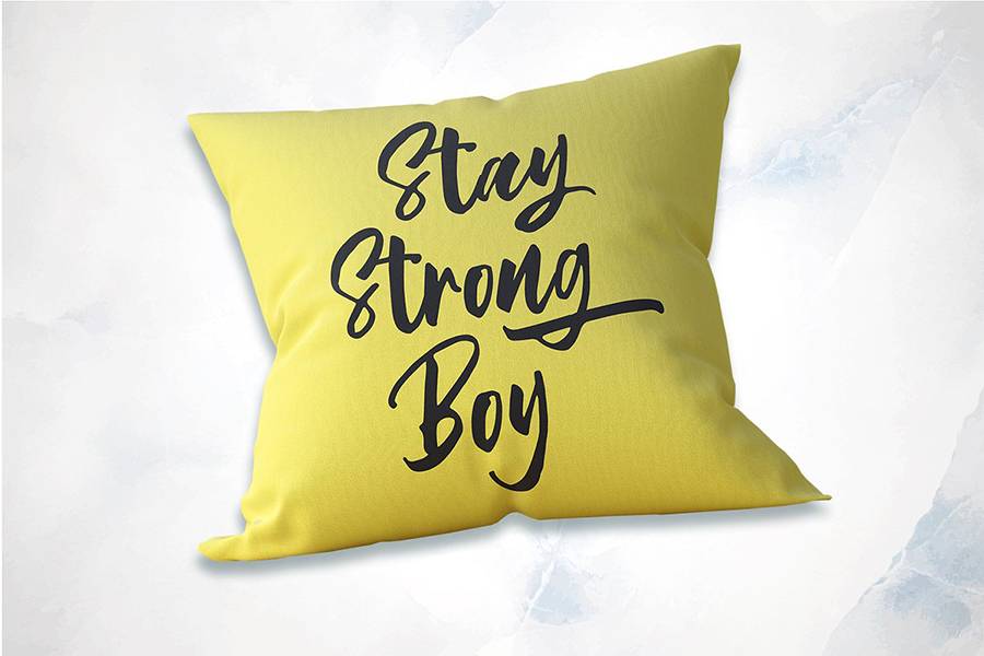 Strongwild Handwritten Brush Font sample