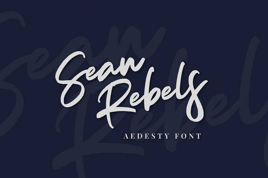 Aedesty Script Demo Font sample