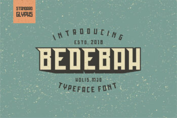 Bedebah Free Font