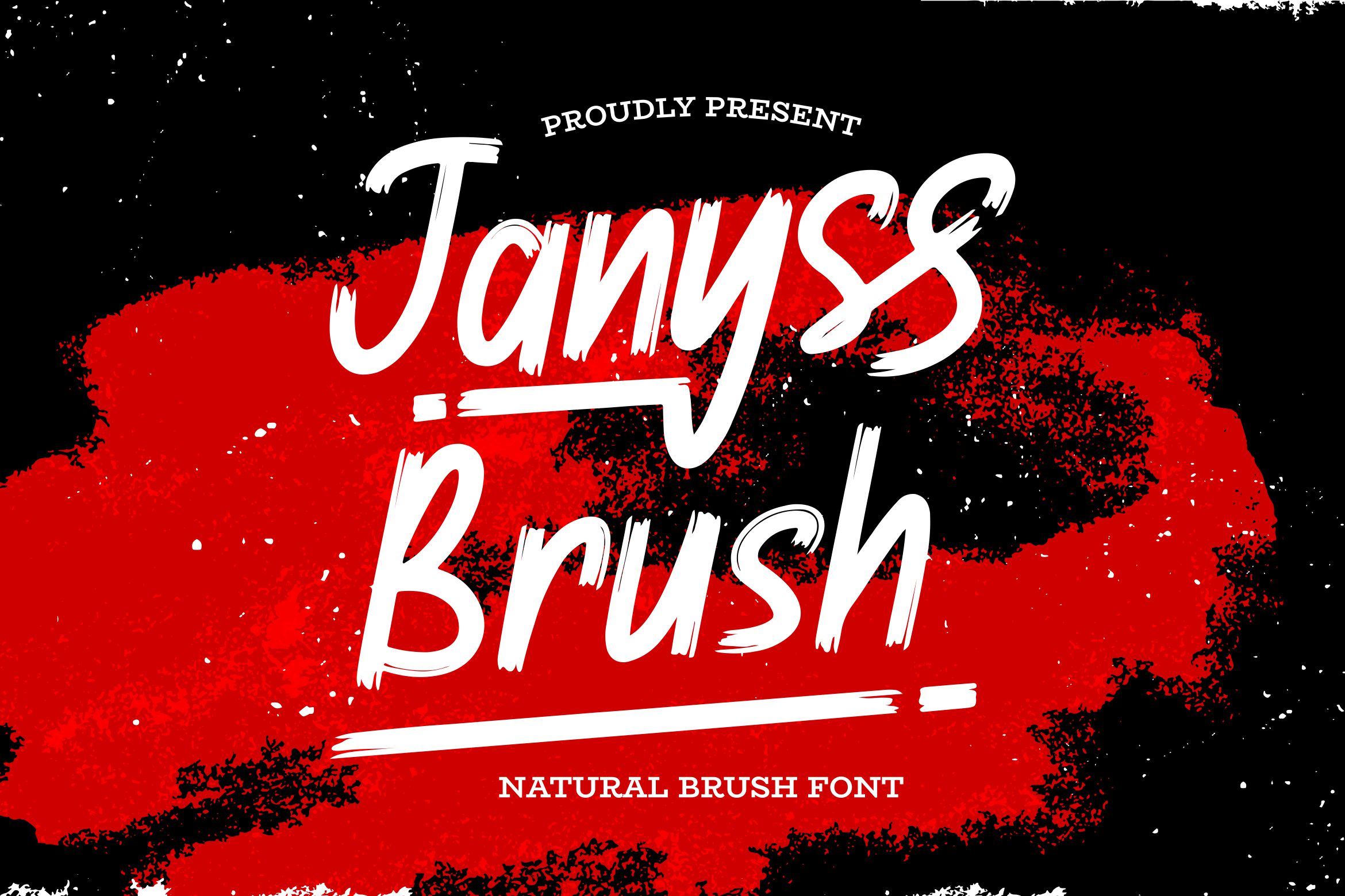 Janyss Brush Free Font Hey Fonts 