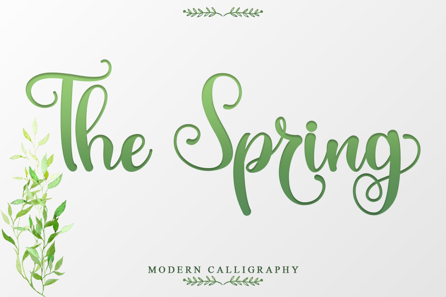 The Spring Free Font