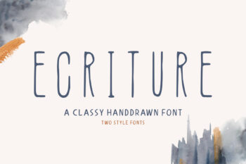 Ecriture Free Font