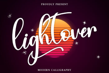 Lightover Free Font