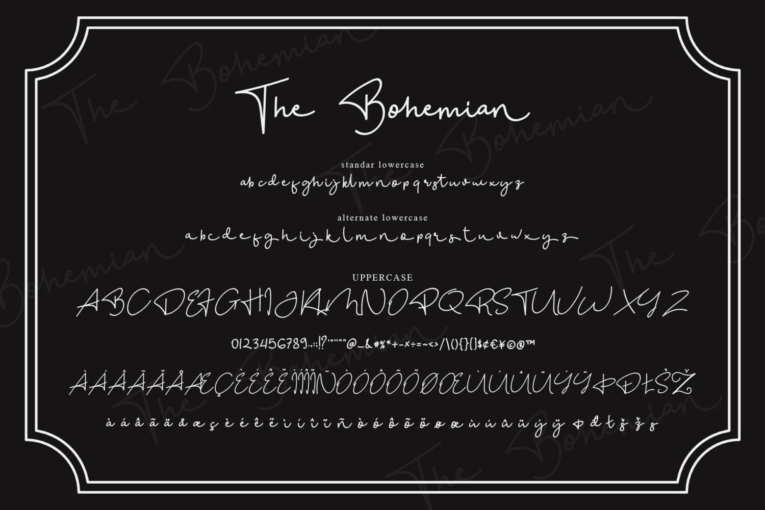 The Bohemian Free Font