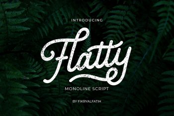 Flatty Free Font