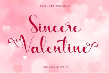 Sincere Valentine Free Font