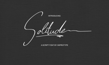 Solitude Free Font