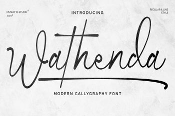 Wathenda Free Font