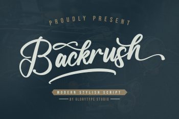 Backrush Free Font