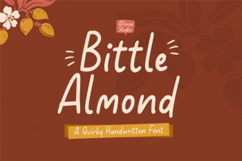 Bittle Almond Free Font