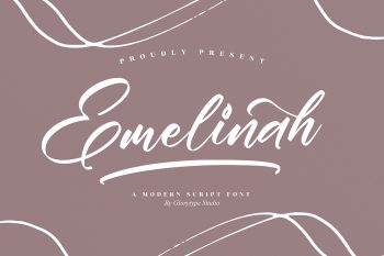 Emelinah Free Font