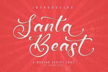 Santa Beast Free Font