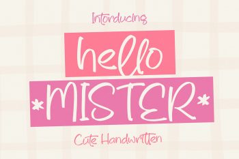 Hello Mister Free Font