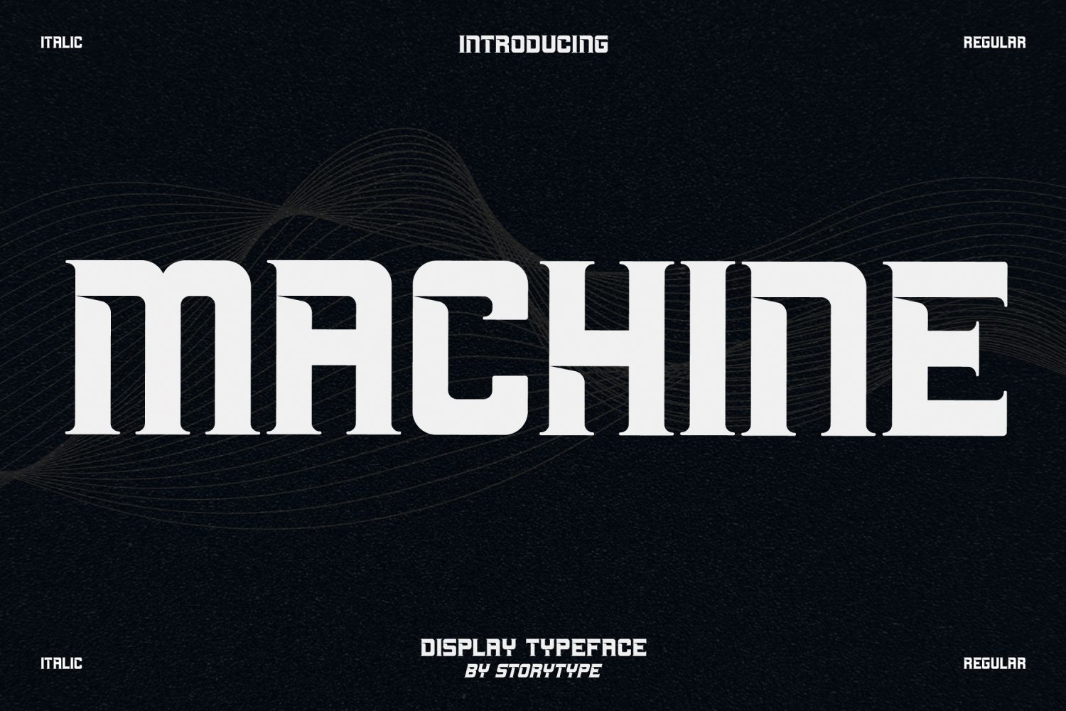 Machine Free Font