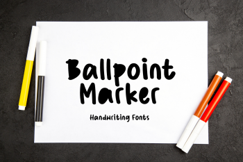 Ballpoint Marker Free Font