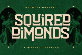 Squired Dimonds Free Font