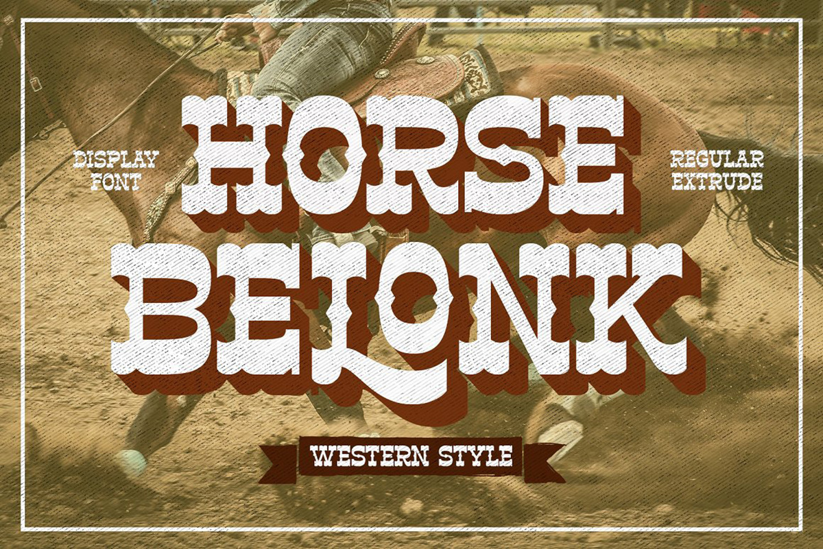 Horse Belonk Free Font 01 | Hey, fonts!