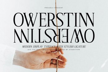 Owerstinn Free Font