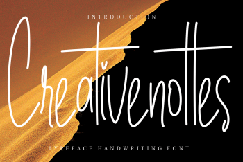 Creativenottes Free Font