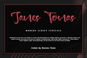 James Tomas Free Font