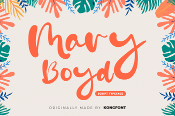 Mary Boyd Free Font