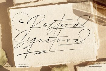 Rostera Signature Free Font